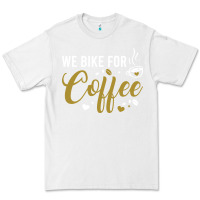 White we bike for coffee t shirt Premium Tee - linhVisuals