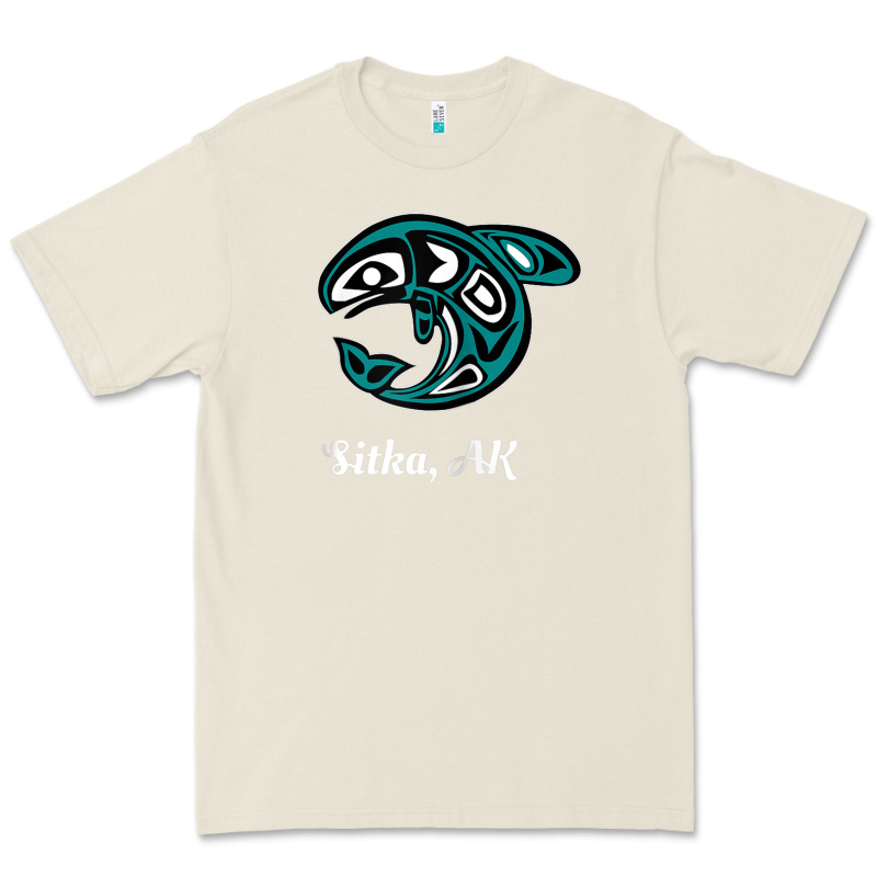 Sitka Alaska Native American Tribal Orca Killer Whale Raglan Baseball Premium Tee by linhVisuals | Teevron