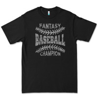 Black fantasy baseball champion distressed Premium Tee - linhVisuals
