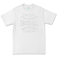 White fantasy baseball champion distressed Premium Tee - linhVisuals