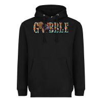 Black gobble thanksgiving turkey Heavyweight Hoodie - Jasminsmagicworld