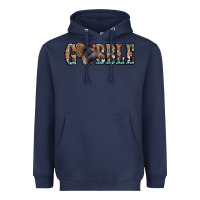 Navy gobble thanksgiving turkey Heavyweight Hoodie - Jasminsmagicworld