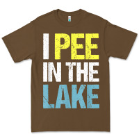 Cacao i pee in the lake funny summer vacation t shirt Premium Tee - linhVisuals