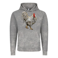 Cloud Rock dominique rooster Vintage Hoodie - LillyAllenDesigns