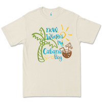 Bone now where's my cabana boy, beach palm tree coconut t shirt Premium Tee - linhVisuals