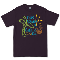 Plum now where's my cabana boy, beach palm tree coconut t shirt Premium Tee - linhVisuals