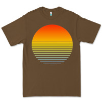 Cacao retro sunset Premium Tee - linhVisuals