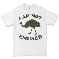 White funny not emu sed emu   not amused ostrich bird Premium Tee - linhVisuals