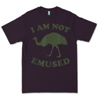 Plum funny not emu sed emu   not amused ostrich bird Premium Tee - linhVisuals