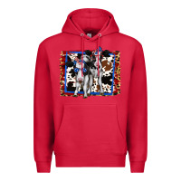 Cardinal 4th of July Cows Holstein Cows Premium Hoodie - Jasminsmagicworld