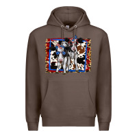Coffee 4th of July Cows Holstein Cows Premium Hoodie - Jasminsmagicworld
