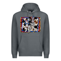 Rock 4th of July Cows Holstein Cows Premium Hoodie - Jasminsmagicworld