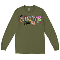 Army Green my mini me rocks Long Sleeve Tee - CowhideDigitalArt