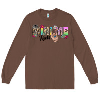 Chestnut my mini me rocks Long Sleeve Tee - CowhideDigitalArt