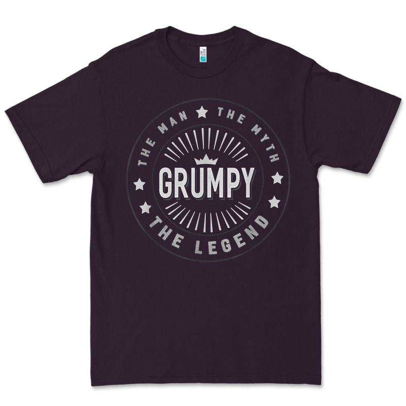 Graphic 365 Grumpy The Legend Men Funny Gift Premium Tee by linhVisuals | Teevron