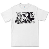 White guernica artwork Premium Tee - linhVisuals