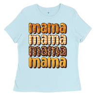 Baby Blue mama fall Ladies Tee - BundleAndBundleShop