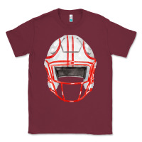 Burgundy football helmet fa element Classic Tee - FaDigitalArtStudio