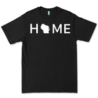 Black home in wisconsin love u.s Premium Tee - linhVisuals