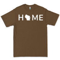 Cacao home in wisconsin love u.s Premium Tee - linhVisuals
