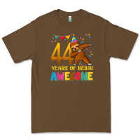 Cacao 44 years old birthday sloth dabbing 44th birthday sloth Premium Tee - linhVisuals