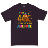 44 Years Old Birthday Sloth Dabbing 44th Birthday Sloth Premium Tee | Teevron