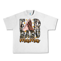 Lunar Rock Fur Baby Mama Urban Heavy Tee - CowhideDigitalArt