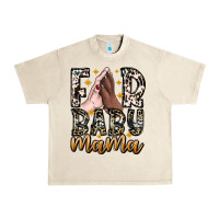 Sandshell Fur Baby Mama Urban Heavy Tee - CowhideDigitalArt