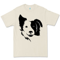 Bone dog, collie, dogs, collies, border collies, puppy, sheepdog Premium Tee - linhVisuals
