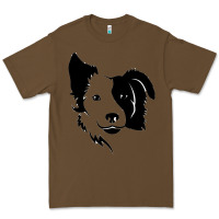 Cacao dog, collie, dogs, collies, border collies, puppy, sheepdog Premium Tee - linhVisuals