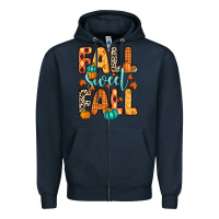Navy Fall sweet Fall Zipper Hoodie - RanaPortraitStore