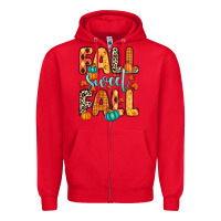 Red Fall sweet Fall Zipper Hoodie - RanaPortraitStore