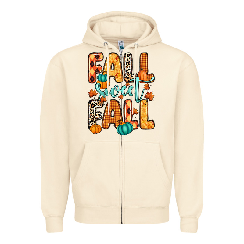 Fall Sweet Fall Zipper Hoodie by RanaPortraitStore | Teevron