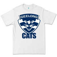 White geelong cats Premium Tee - linhVisuals