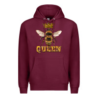 Burgundy queen bee Premium Hoodie - Artiststas
