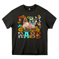 Asphalt western farm babe Heavy Core Tee - OliviaCreatesArt