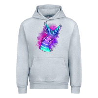 Heather Grey mermaid Urban Hoodie - Jasminsmagicworld