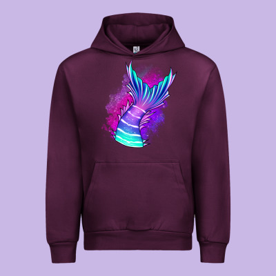 Mermaid Urban Hoodie Designed By Jasminsmagicworld