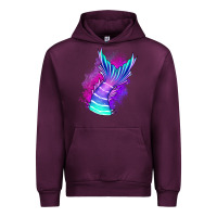 Mauve Wine mermaid Urban Hoodie - Jasminsmagicworld