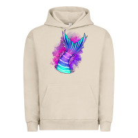Pigment French Oak mermaid Urban Hoodie - Jasminsmagicworld
