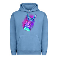 Pigment Pebble Blue mermaid Urban Hoodie - Jasminsmagicworld