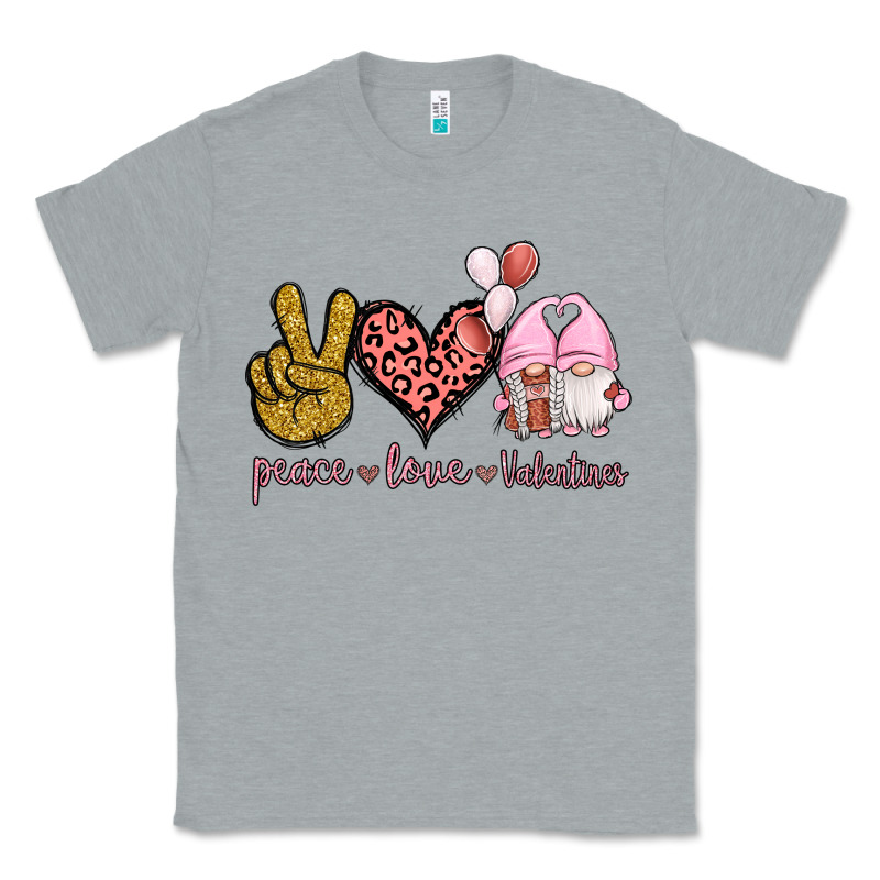 Peace Love Valentines Gnomes Classic Tee by Jasminsmagicworld | Teevron