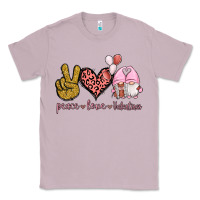 Lilac Peace Love Valentines Gnomes Classic Tee - Jasminsmagicworld