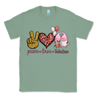 Sage Peace Love Valentines Gnomes Classic Tee - Jasminsmagicworld