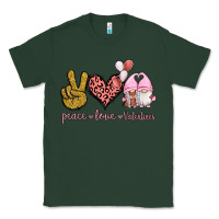Sports Green Peace Love Valentines Gnomes Classic Tee - Jasminsmagicworld