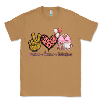 Toasted Coconut Peace Love Valentines Gnomes Classic Tee - Jasminsmagicworld