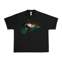 Black cowhide flowers cowboy hat Urban Heavy Tee - Jasminsmagicworld