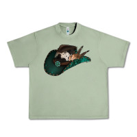 Oil Green cowhide flowers cowboy hat Urban Heavy Tee - Jasminsmagicworld