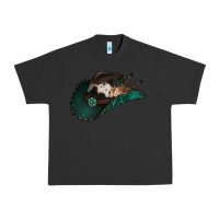 Pigment Black cowhide flowers cowboy hat Urban Heavy Tee - Jasminsmagicworld