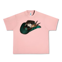 Salmon cowhide flowers cowboy hat Urban Heavy Tee - Jasminsmagicworld